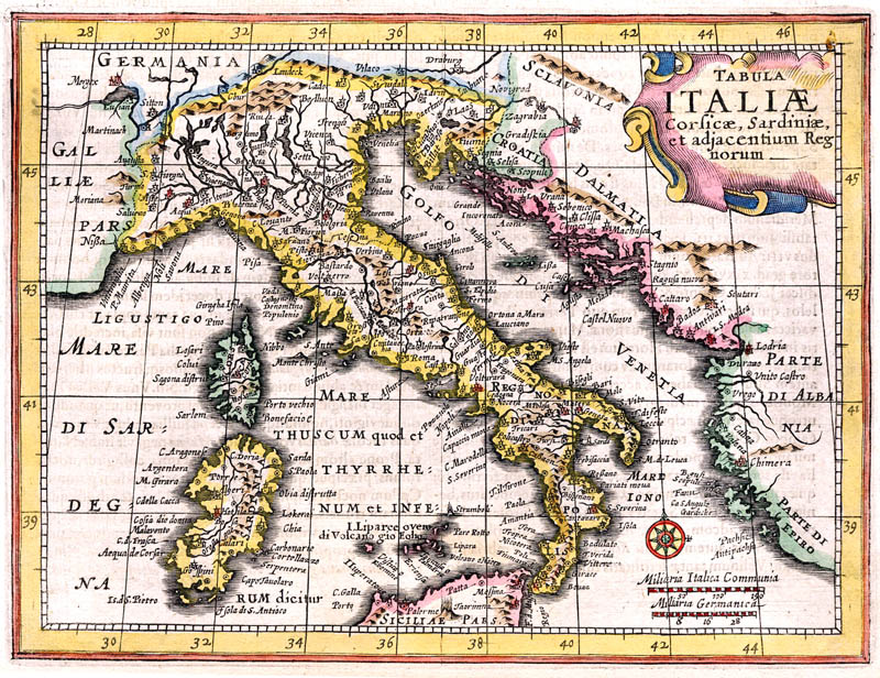 Italie 1628 Janssonius
